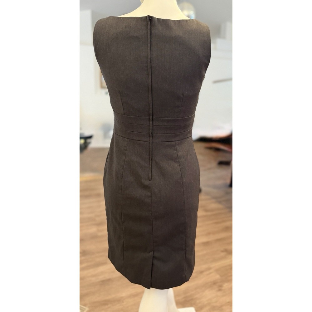 H&M Corporate Sheath Dress Women Sz 8/10 M Sleeveless Career Office Scoop Neck - Picture 4 of 10